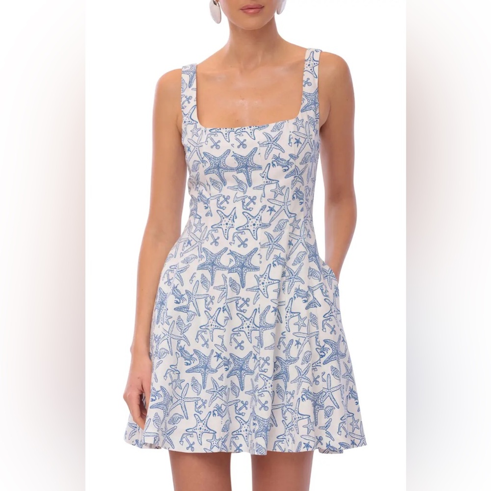 Avec Les Filles Starfish Mini Dress